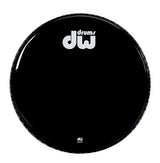 Drum Workshop 22-inch Non-Vented Bass Drum Head - Gloss Black