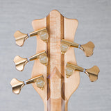 Ken Smith BSR-5TNE-5A-FW Exhibition Black Tiger Elite 5-String Electric Bass Guitar - Figured Walnut