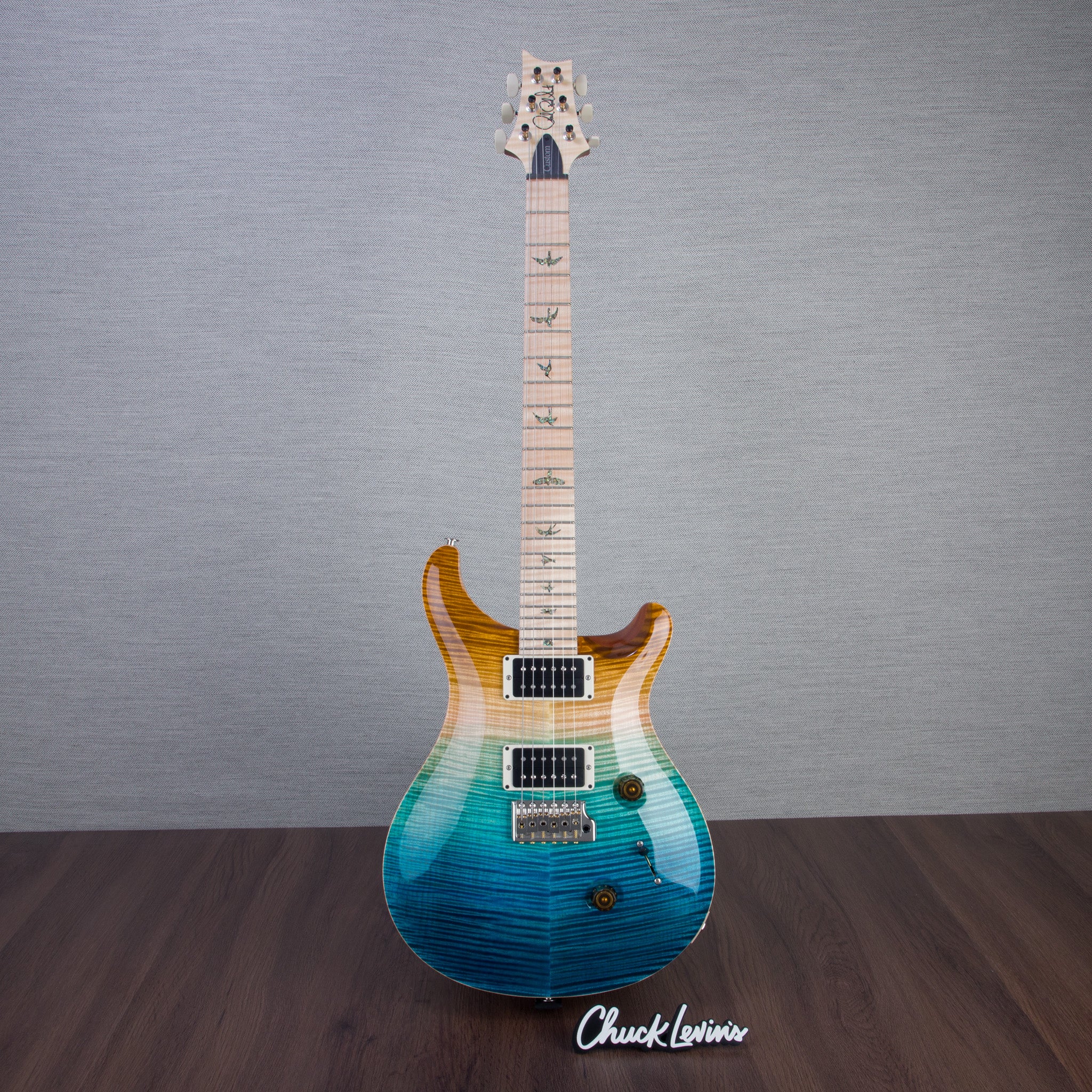 lew様　PRS custom24 コリーナ　10top 光栄堂選抜品 PRS Wood Library Custom 24 Electric Guitar - Private Stock Beach