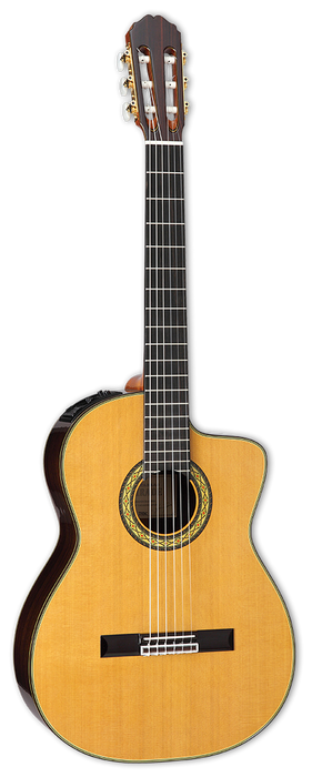 Takamine TH5C Hirade Concert Classical Nylon String Acoustic Electric Guitar - Natural