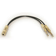 Whirlwind YM2M 1.5-Foot 1/4-Inch TSF to Dual 1/4-Inch TSM Y-Cable