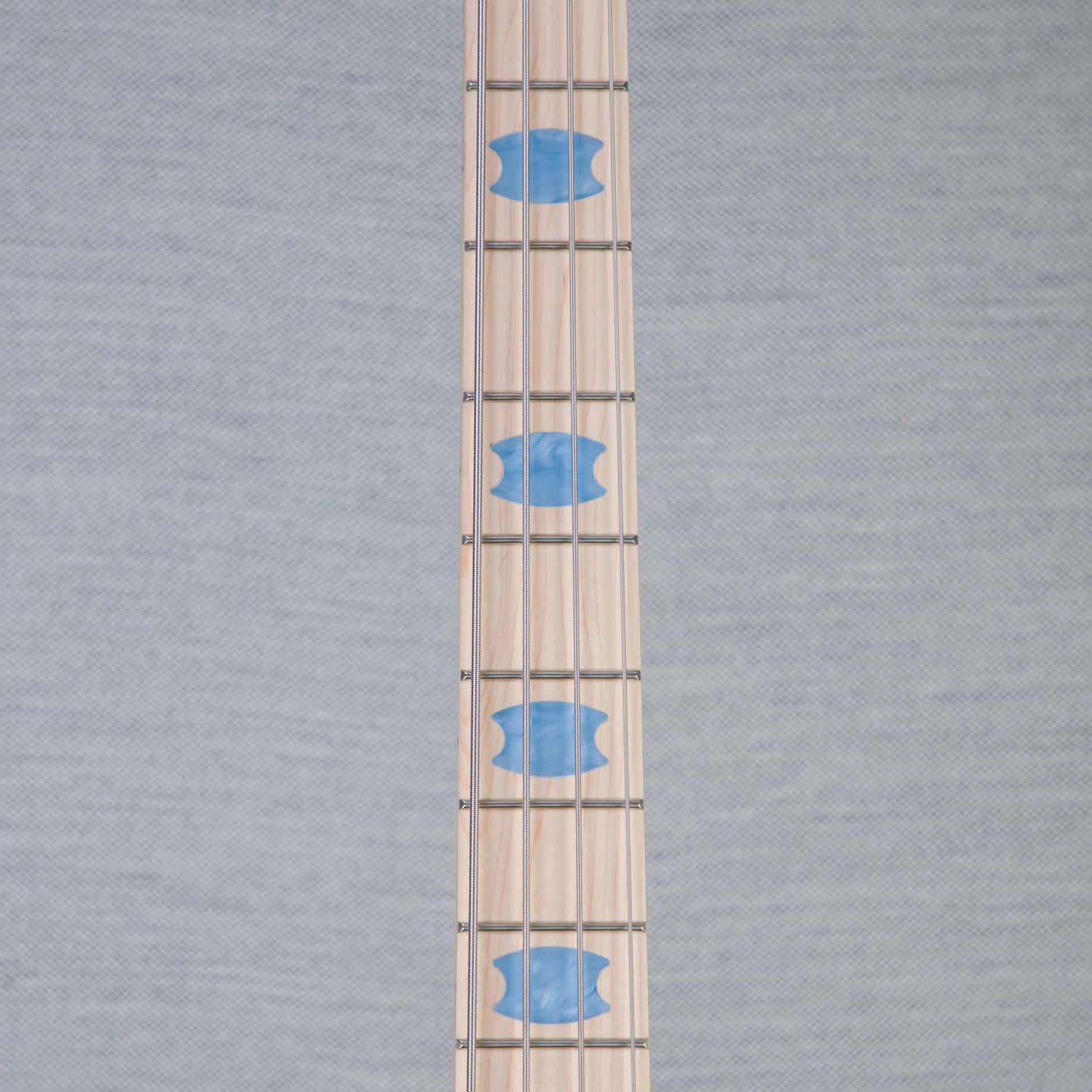 Spector Euro 4 LT Poplar Burl Over Ash Electric Bass Guitar - Faded Light Blue Gloss - CHUCKSCLUSIVE - #]C121NB23311