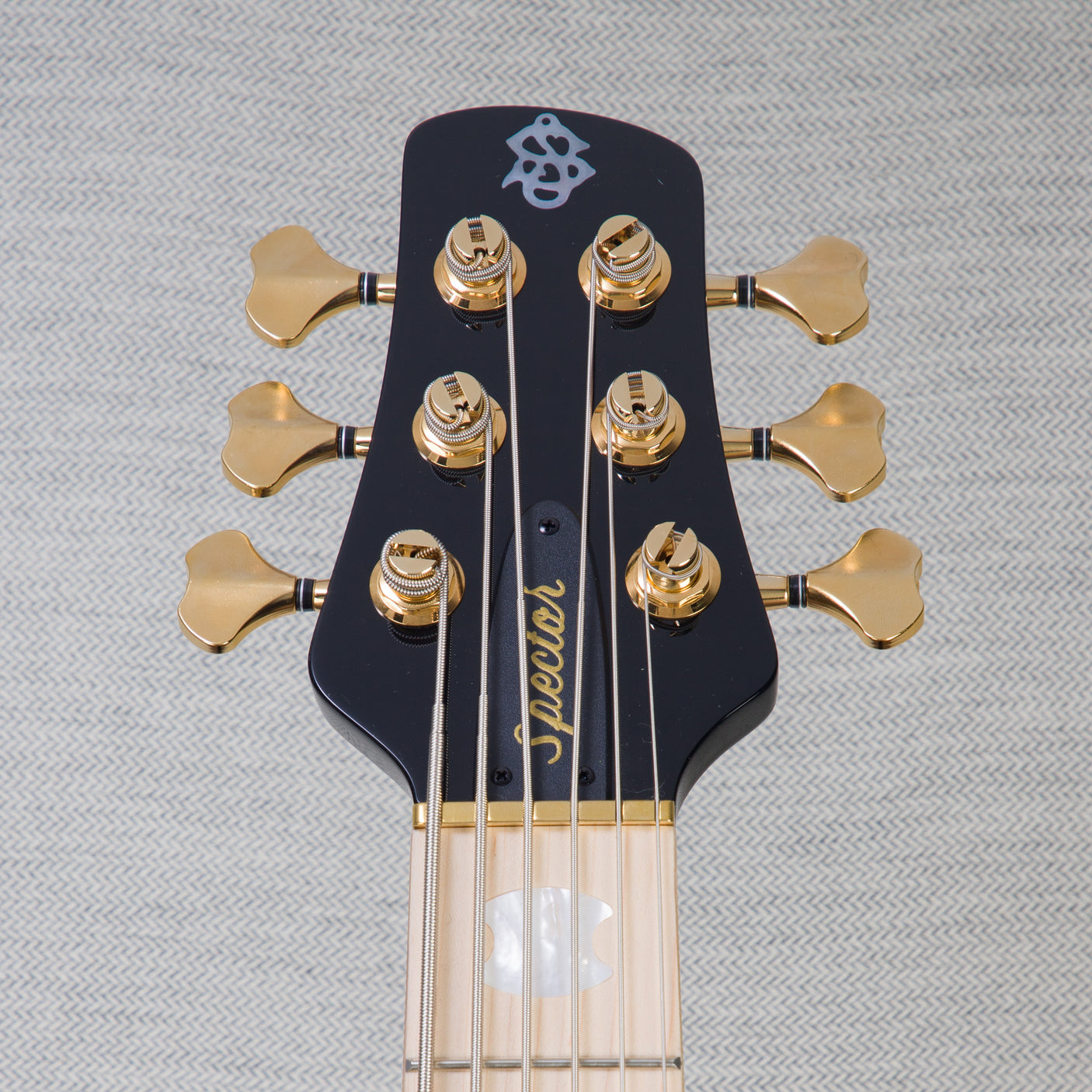Spector Euro 6 LT Spalted Maple Bass Guitar - Fire Red Burst - CHUCKSCLUSIVE - #]C121SN 21115