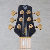 Spector Euro 6 LT Spalted Maple Bass Guitar - Fire Red Burst - CHUCKSCLUSIVE - #]C121SN 21115