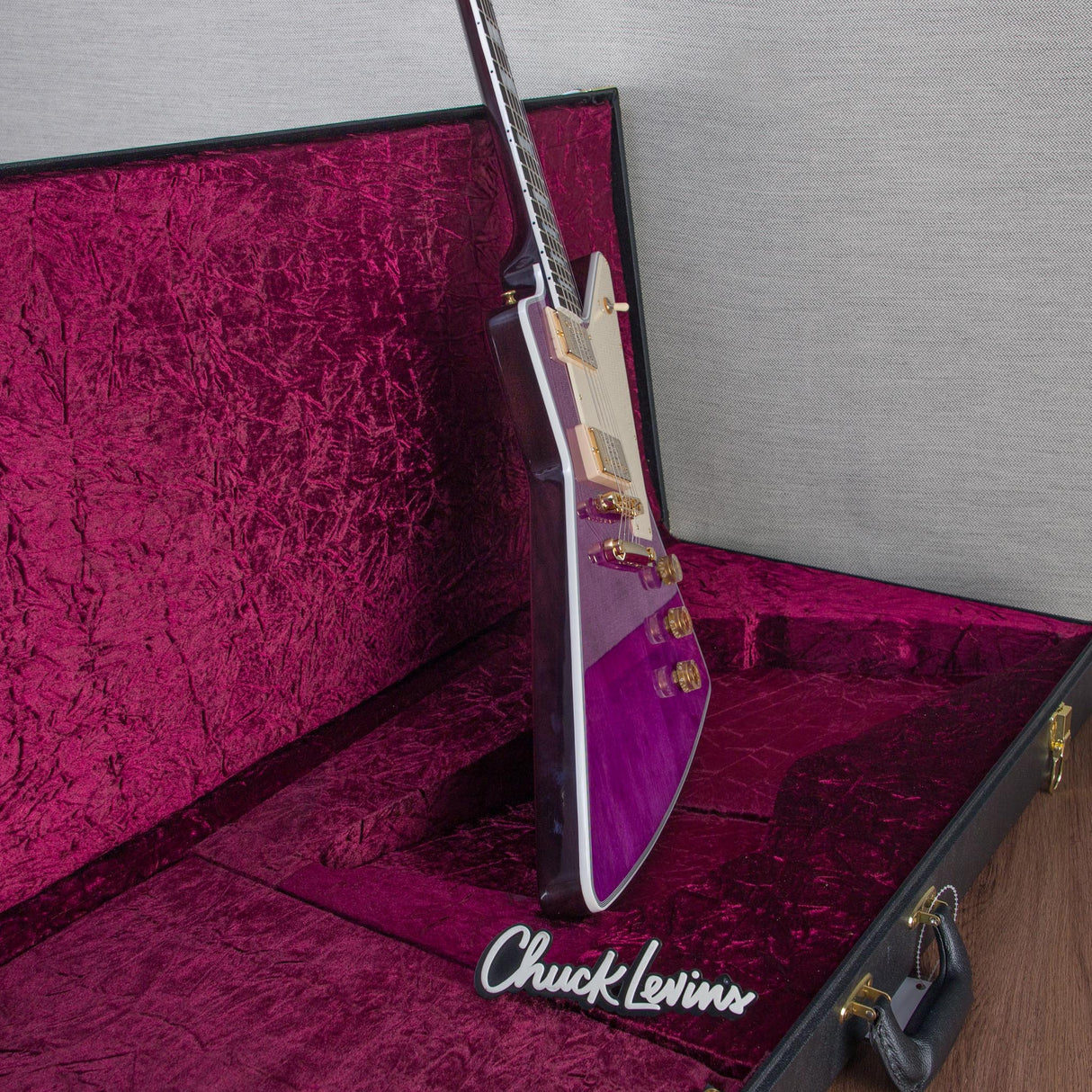 Gibson Custom Shop Explorer Custom Electric Guitar - Trans Violet - #CS503414