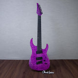 Legator N7FSS Ninja Super Shred Multiscale 7-String Electric Guitar - Satin Purple QM - #IM25090095