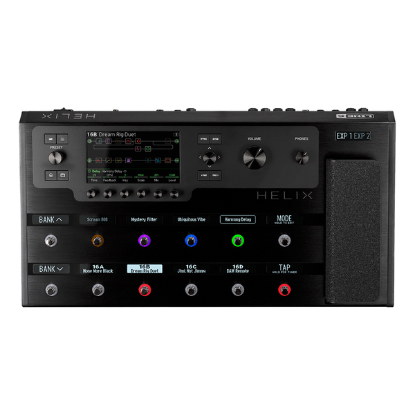 Line 6 Helix Floor Guitar Processor Multi Effect Pedal – Chuck Line 6 Helix Floor Guitar Processor Multi Effect Pedal – Chuck