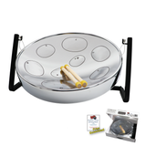 Jumbie Jam Table Top Steel Drum Kit - Chrome Pan