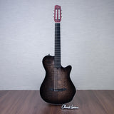 Godin MultiAc Grand Concert SA Nylon String Acoustic-Electric Guitar - Trans Black - CHUCKSCLUSIVE - #25313173