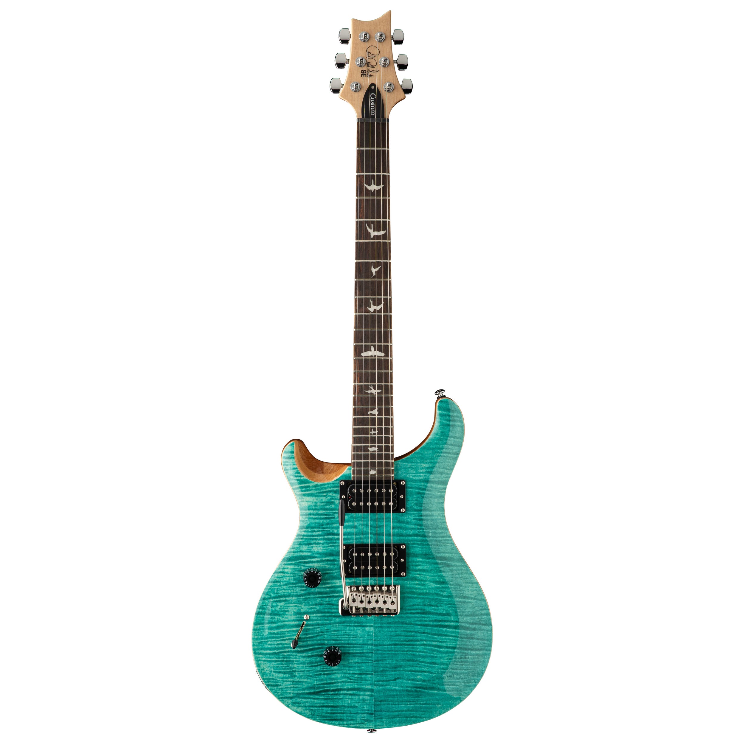 ギター PRS SE Custom 24 Lefty PRS SE Custom 24 Lefty Electric Guitar - Turquoise – Chuck Levin's