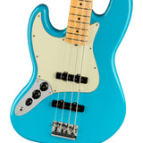Fender American Professional II Left-Handed Jazz Bass, Maple Fingerboard - Miami Blue - Mint, Open Box