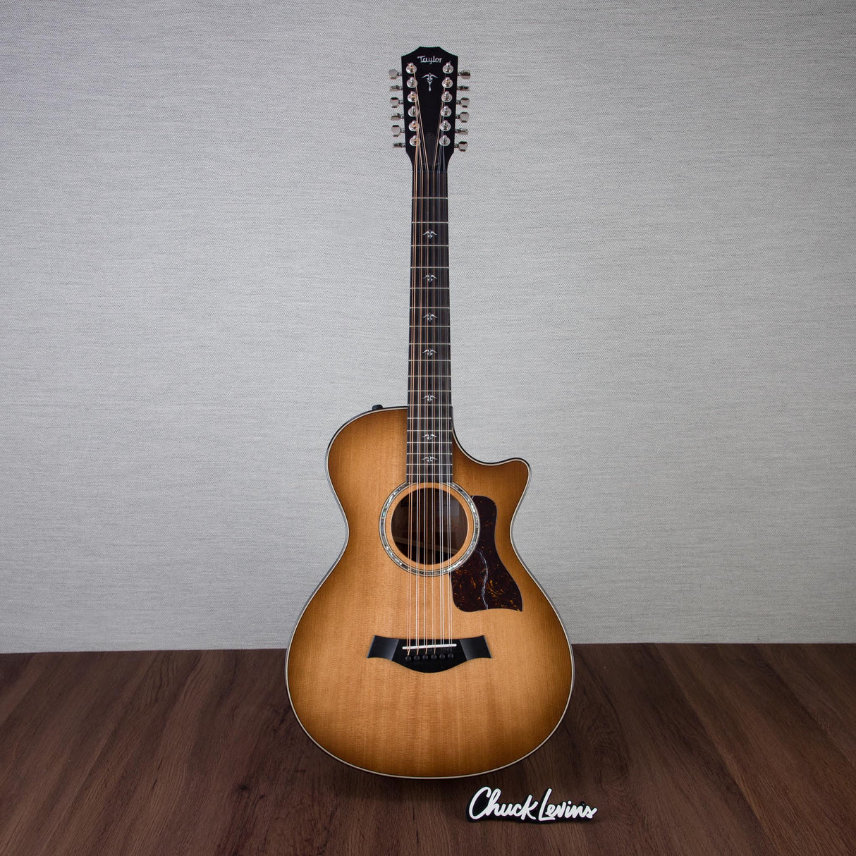 Taylor 522CE 12-String Urban Ironbark/Sitka Spruce Acoustic Electric Guitar - #1205043016