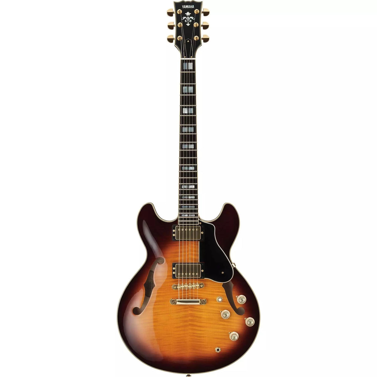Yamaha SA2200 Semi-Hollowbody Electric Guitar - Brown Sunburst - New