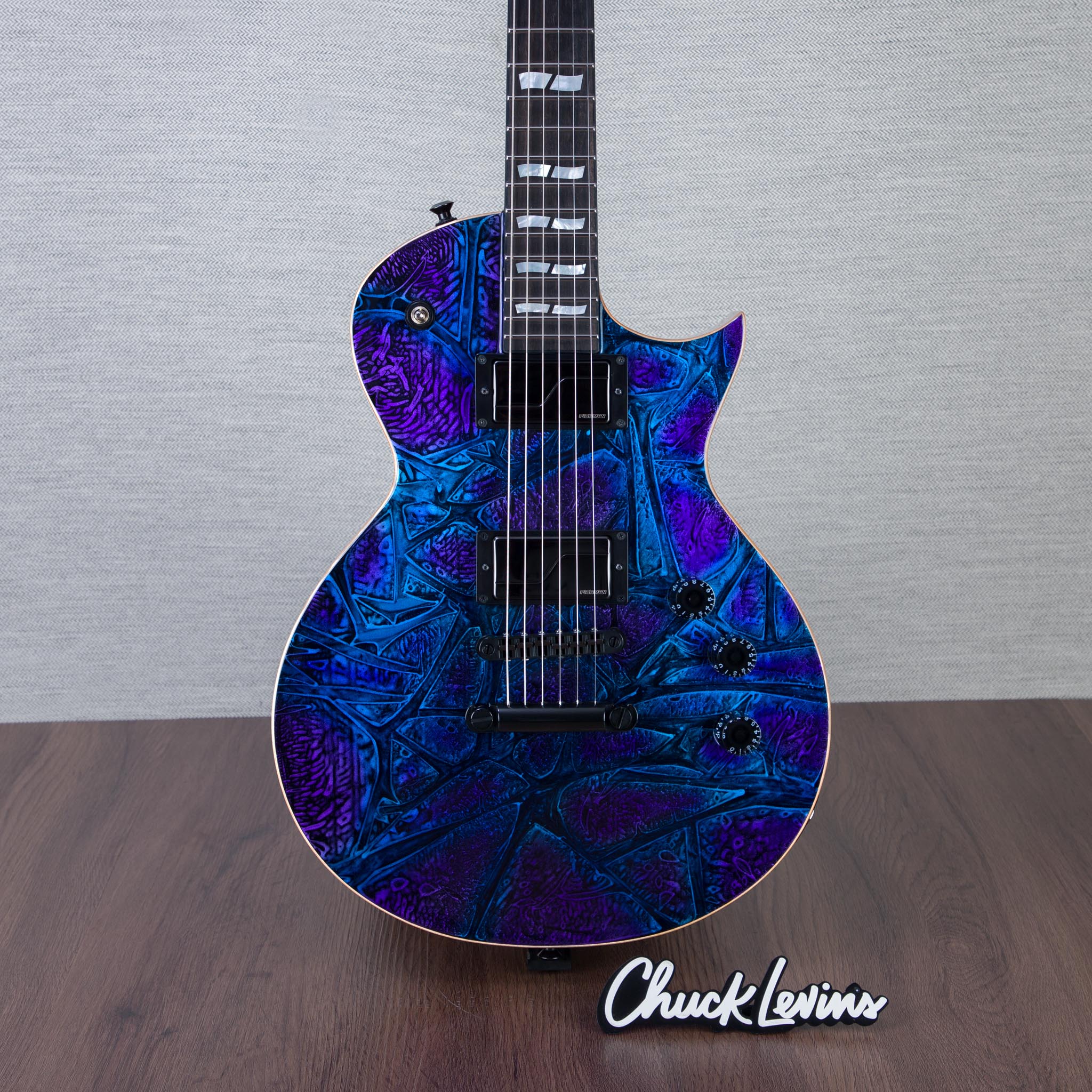 ESP USA Eclipse Electric Guitar - Ghost Flame - #US25207 – Chuck