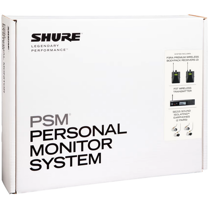Shure PSM 300 Twinpack Pro In Ear Personal Monitor Sytem G20