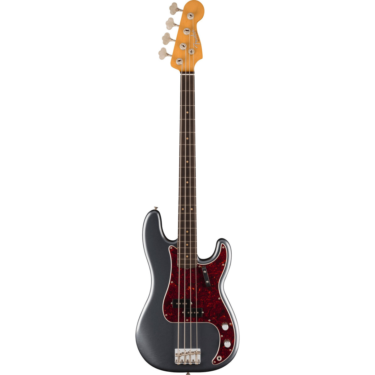 Fender Limited Edition Vintera II Road Worn 60s Precision Electric Bass Guitar - Charcoal Frost Metallic