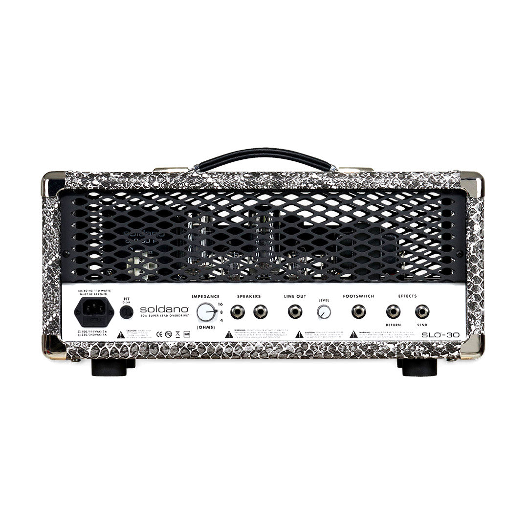 Soldano SLO-30 Custom 30-Watt Tube Amplifier Head - Custom Snake Skin Tolex - New