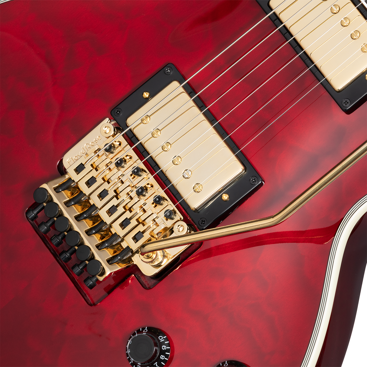 Epiphone Alex Lifeson Les Paul Custom Axcess Electric Guitar - Ruby Red - Mint, Open Box