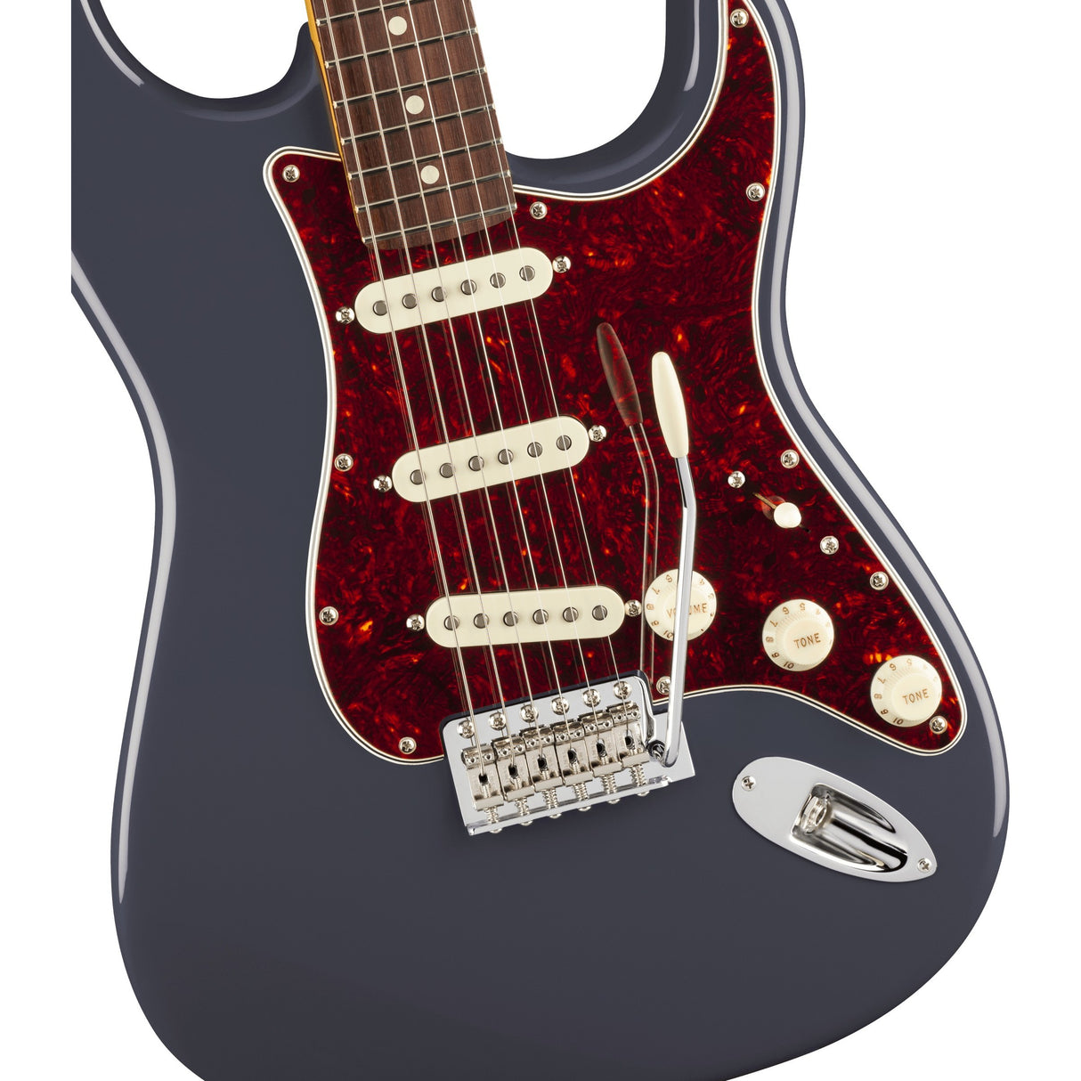 Fender American Professional Classic Stratocaster Electric Guitar, Rosewood Fingerboard - Faded Black