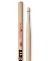 Vic Firth 5B American Classic Drumsticks Wood Tip, Hickory