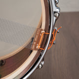 Pearl Music City 14x6.5-Inch Custom Walnut Snare Drum - Natural with Inlays