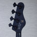 Brubaker USA Satin Series Custom JXB-4 Left Handed Electric Bass Guitar - Black
