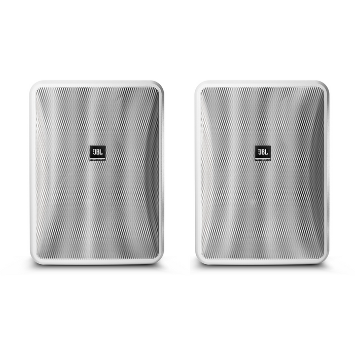 JBL Control 28-1-WH High Output Two-Way 8-Inch Loudspeaker Pair