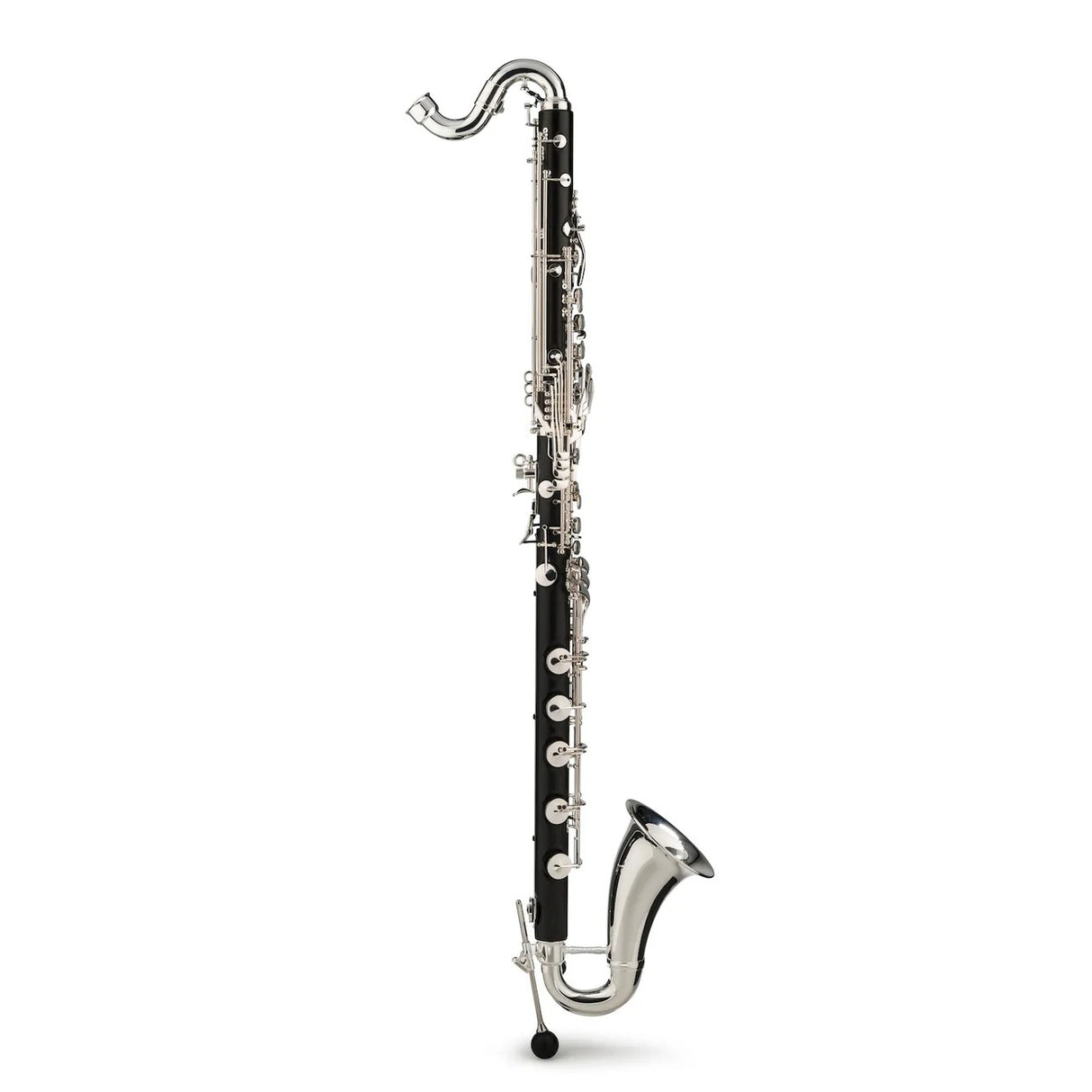 Backun Q Series Bass Clarinet - Low C, Grenadilla, Silver-Plated Keys