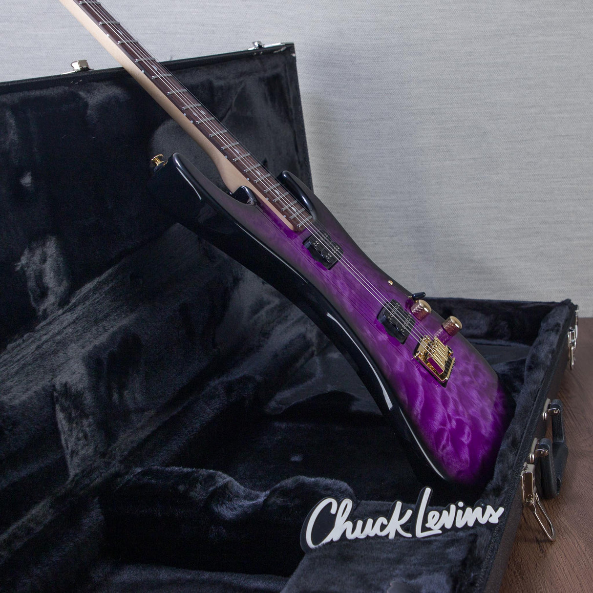 Suhr Limited Edition Standard Thin Burst Electric Guitar - Trans Purple - #89443