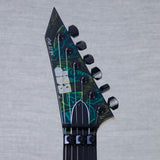 ESP USA M-II DX Electric Guitar - Psychedelic Flame - #US25145