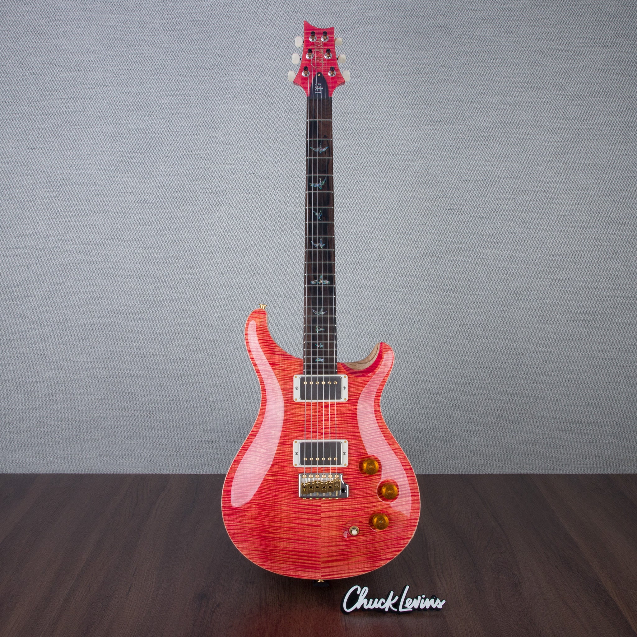 PRS Wood Library DGT Electric Guitar - Private Stock Salmon Finish