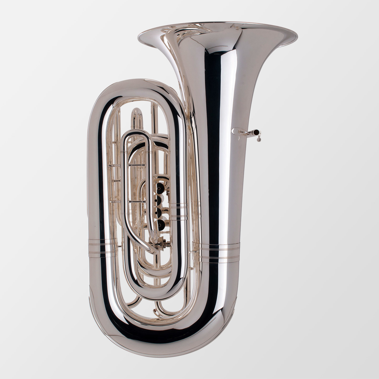 Adams 4/4 Size Bb Tuba - Silver Plated