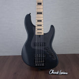 Brubaker USA Custom Steve Jenkins II JXB-5-String Electric Bass Guitar - Black Satin - #056