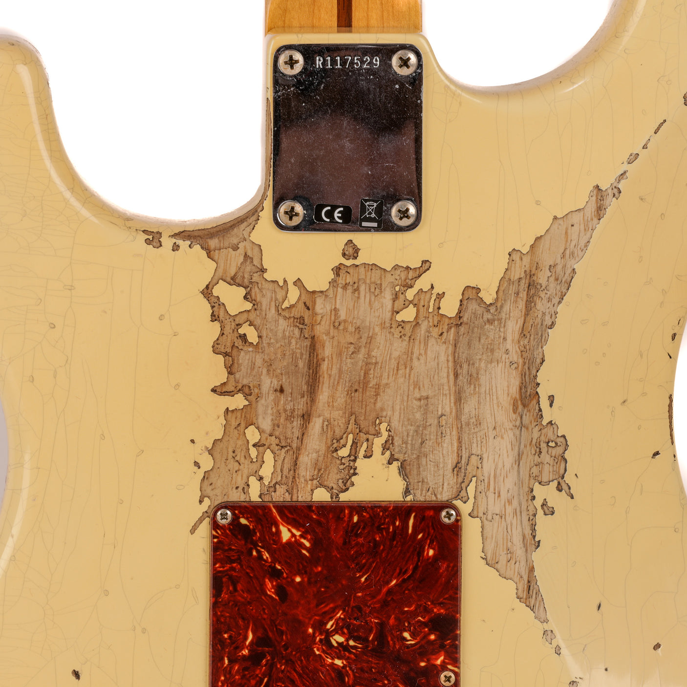 Fender Custom Shop 1956 Stratocaster Heavy Relic Guitar - Aged Vintage White - CHUCKSCLUSIVE - #R117529