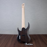 Legator Ghost Super Shred Multiscale 8-String Electric Guitar - Satin Black Flame - #IM25060325