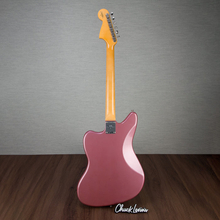 Fender Custom Shop '62 Jaguar Closet Classic Electric Guitar - Aged Burgundy Mist Metallic - #CZ564176