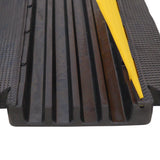 ProX XCP-4CH MK2 4-Channel Rubber Cable Protector Ramp Speed Bump Cover Indoor Outdoor