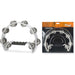 Stagg TAB-2 Plastic Cutaway Tambourine - White