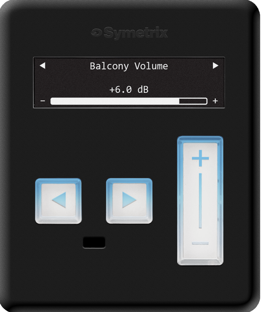 Symetrix ARC-3 Wall-Mount Controller - Black