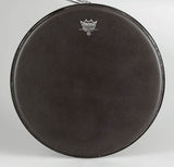 Remo 14" Black Suede Crimplock Emperor Marching Drum Head - New,14 Inch