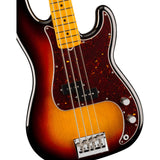 Fender American Professional Precision Electric Bass Guitar, Maple Fingerboard - 3-Color Sunburst
