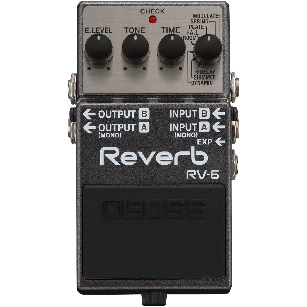 Boss RV-6 Digital Reverb Pedal - Mint, Open Box
