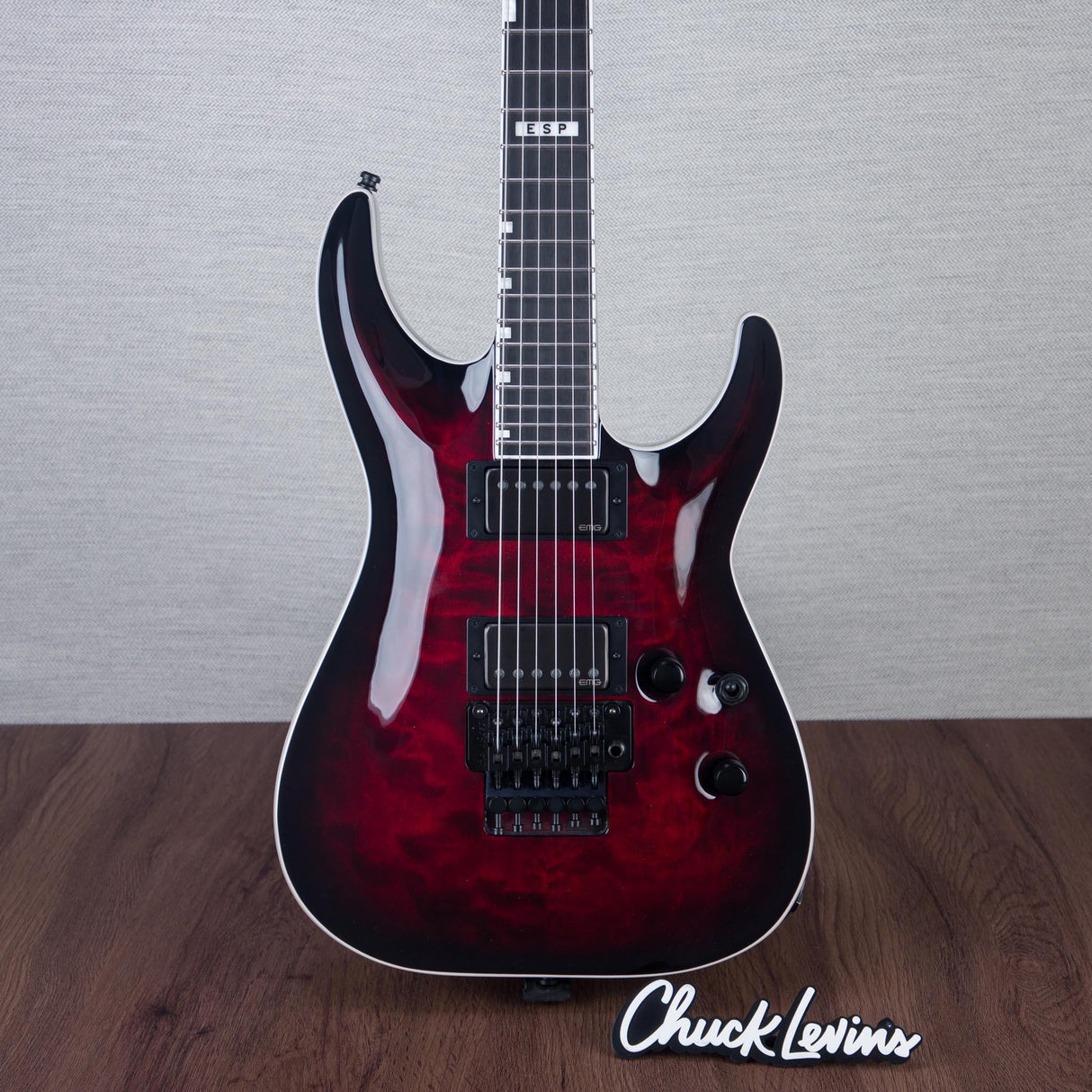 ESP E-II Horizion FR-II Electric Guitar - Black Cherry Sunburst - #ES2535243