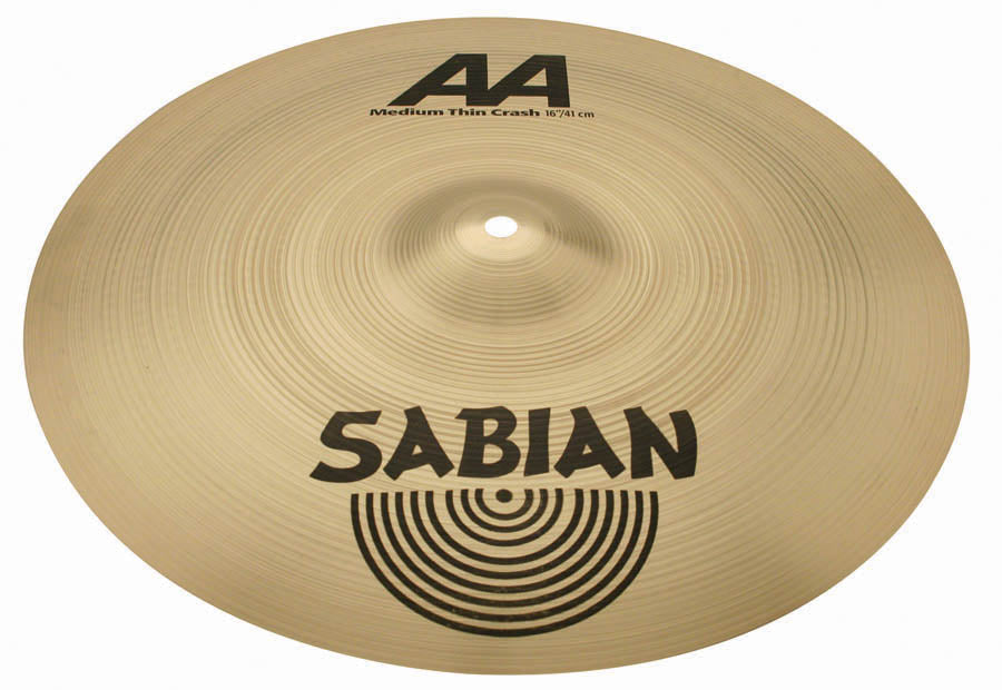 Sabian 16" AA Medium-Thin Crash Cymbal