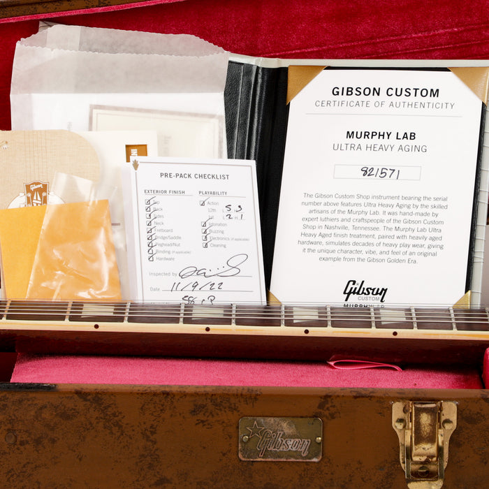 Gibson Murphy Lab 1958 Les Paul Standard - Ultra Heavy Aged Royal Tea Burst - CHUCKSCLUSIVE - #821571