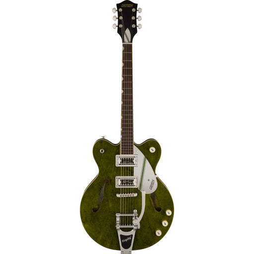 Gretsch G2604T Streamliner Rally II Center Block Double-Cut Electric Guitar With Bigsby - Rally Green Stain