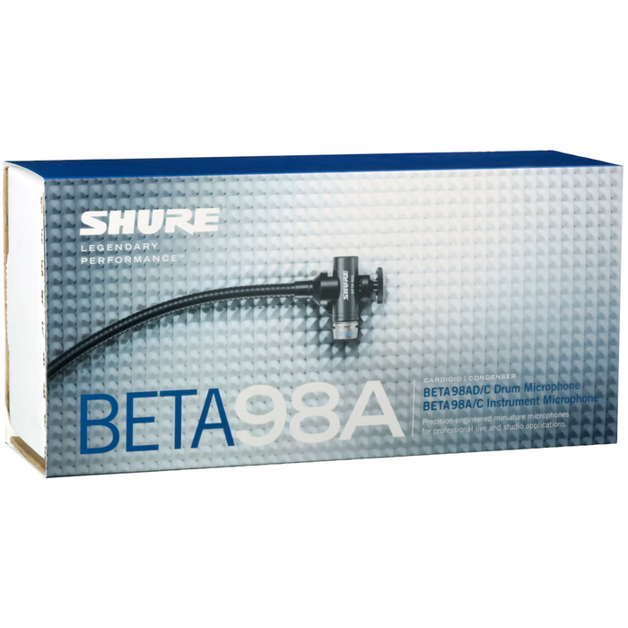 Shure BETA 98A/C Miniature Cardioid Condenser Microphone - New