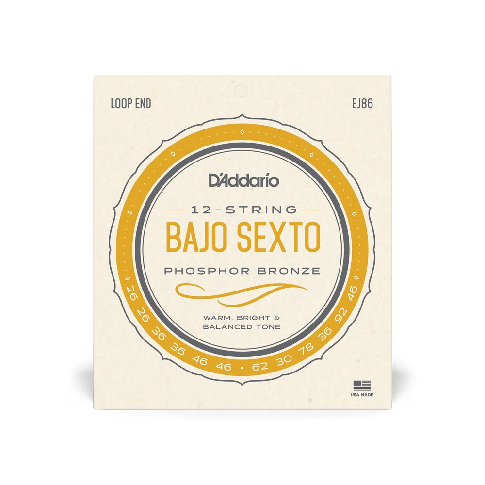 D'Addario EJ86 Bajo Sexto Strings