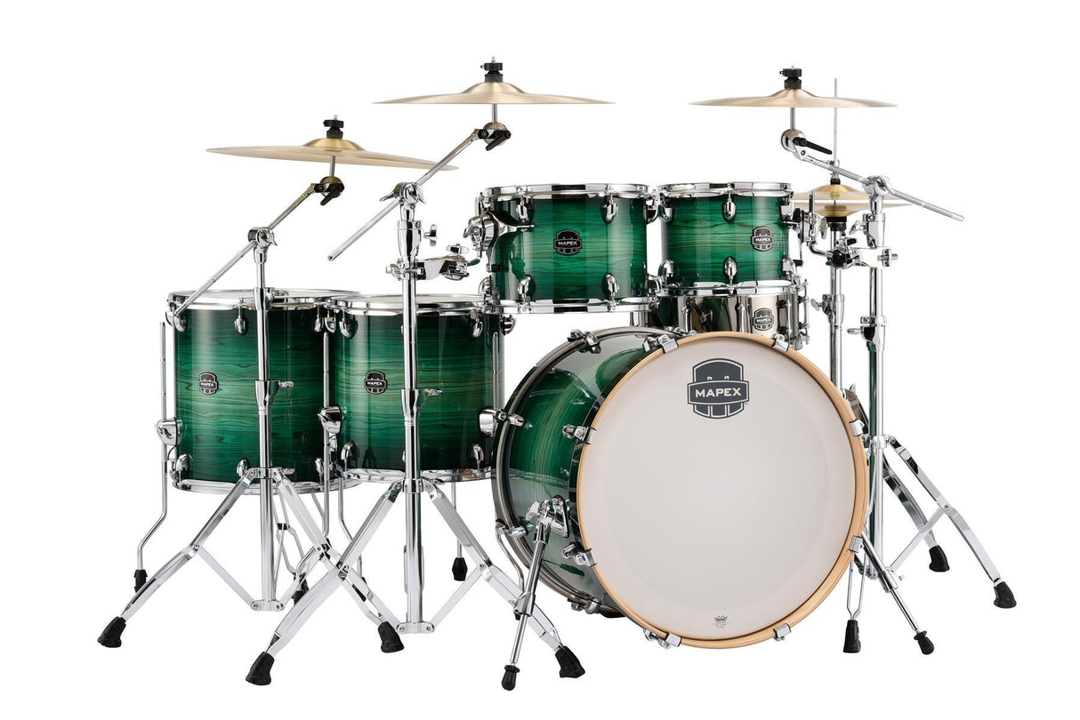 Mapex Armory 6-Piece Studioease Fast Shell Pack - Emerald Burst - New,Emerald Burst