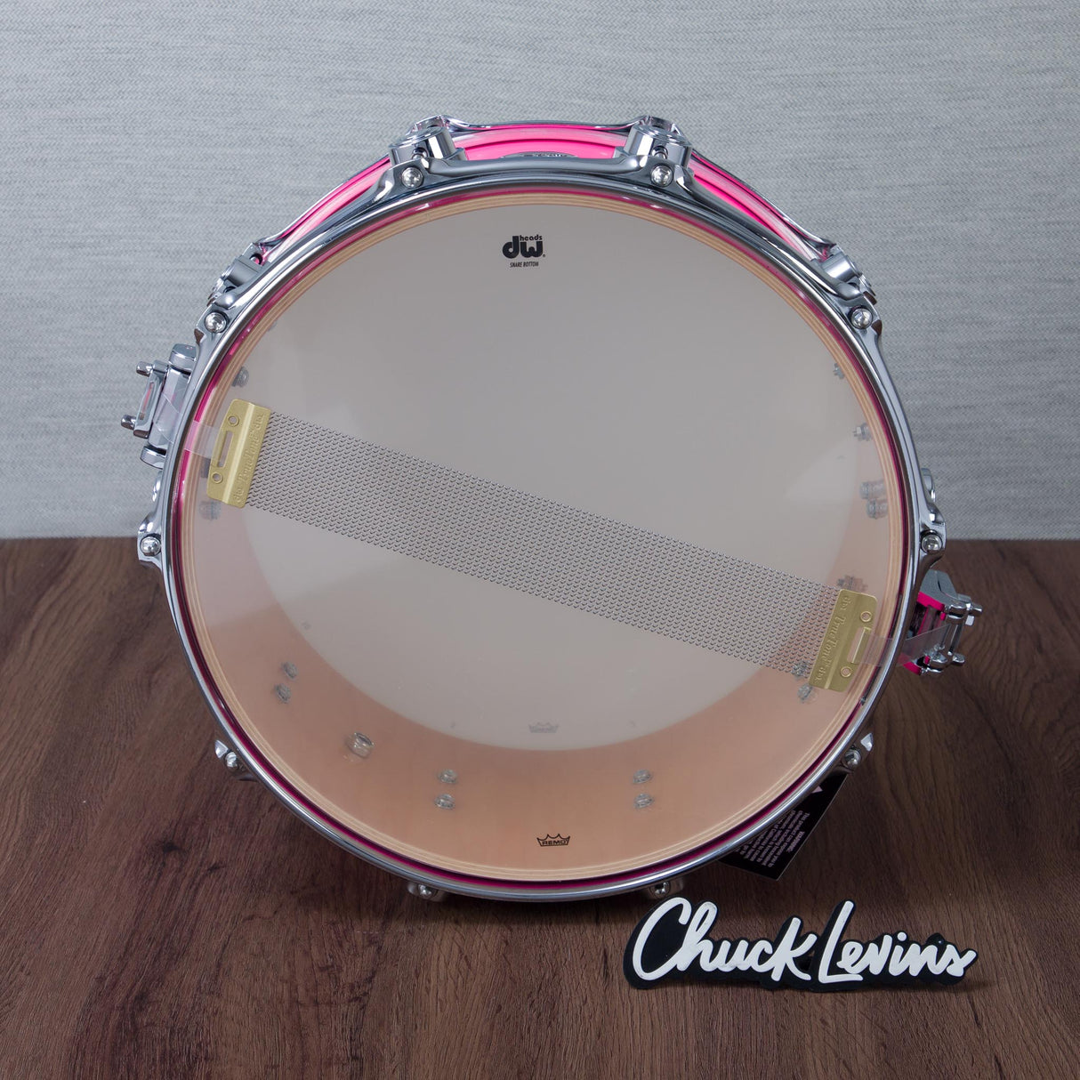 DW 6.5 x 14-Inch Collector's 333 Maple Snare Drum - Neon Hot Pink